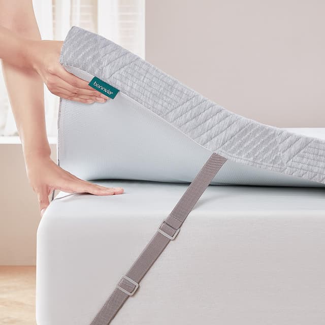 🛏️ Bonnvia® Topper 160x200cm H3/H4 Gel - Matratzen Topper 160x200
