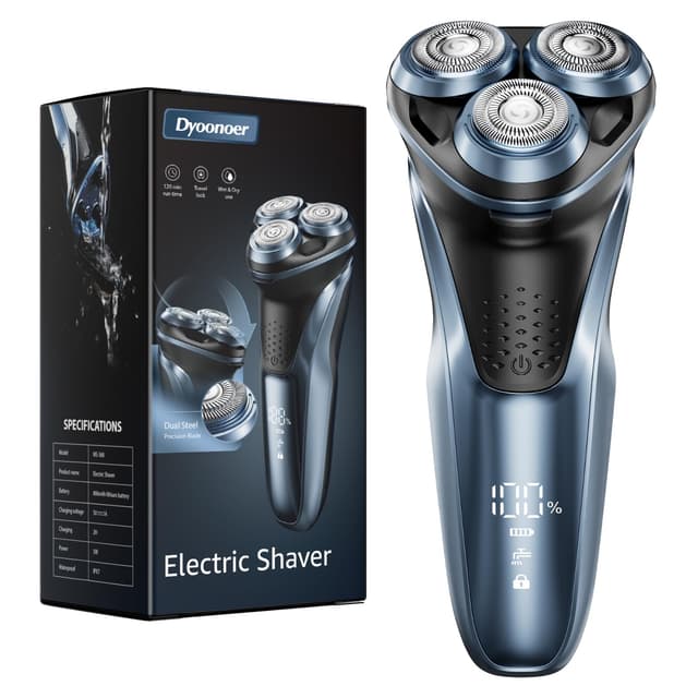 🪒 Dyoonoer Trocken Rasierer Herren Elektrisch: Elektrorasierer Herren 🌊🔌