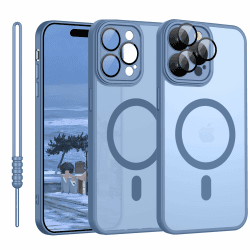 iPhone 15 Pro Hülle mit MagSafe - Hell Blau