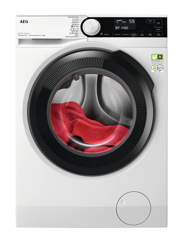🌟 AEG Waschmaschine Serie 8000 PowerCare-Faserschutz LR8E70480 🌟