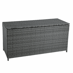 🌿 ESTEXO Polyrattan Auflagenbox Kissenbox Gartenbox Gartentruhe 🌺