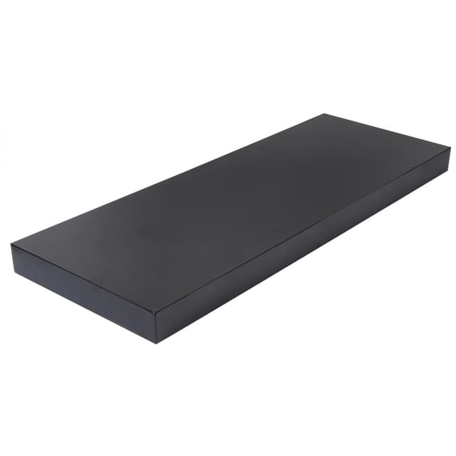 🌟 EUGAD Wandregal Wandboard Buchregal Hängeregal DVD CD Regal Holz Board 100cm Schwarz 0326QJ 🌟