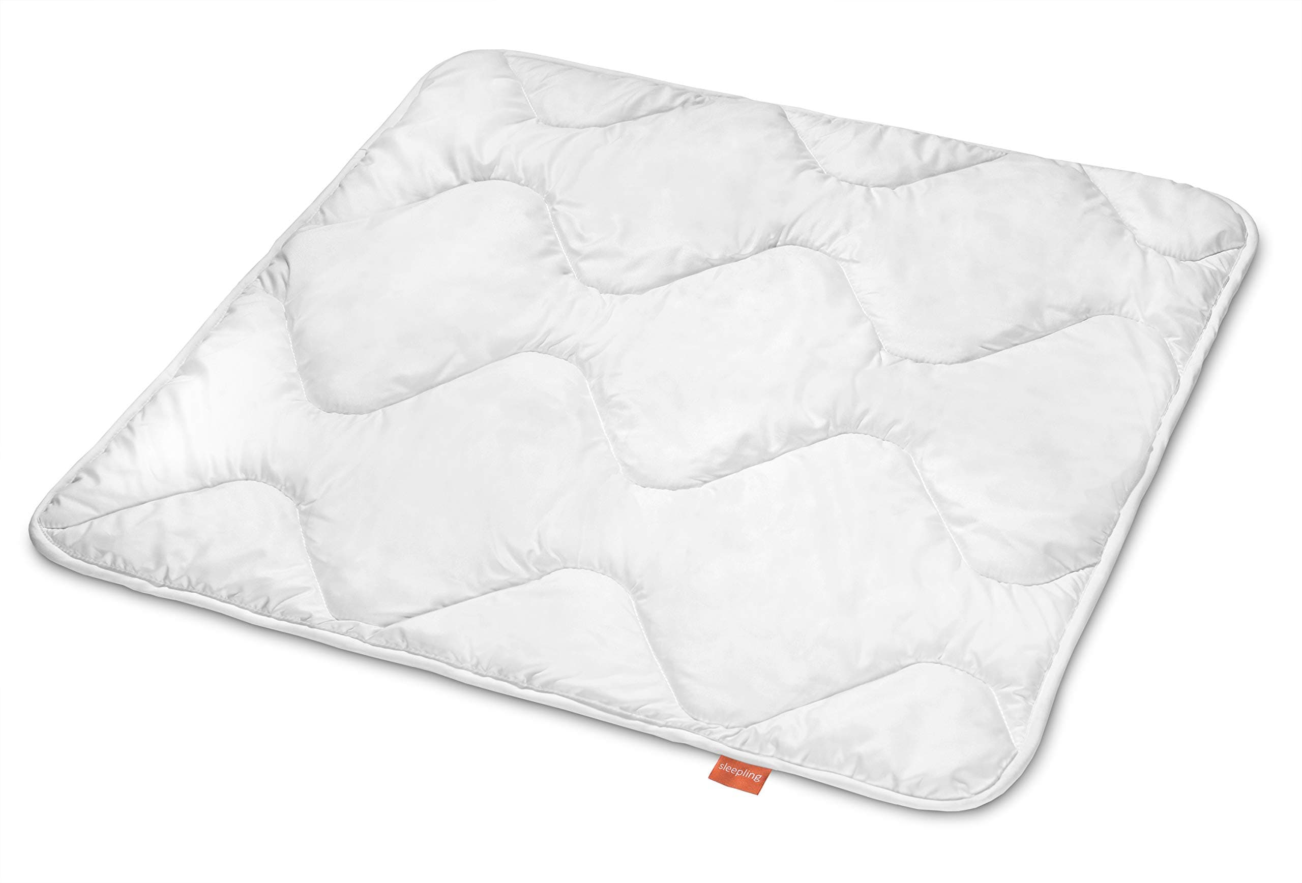 🌟 Mega-Deal! 🎉 Sleepling 196282 Baby Medium Babybettdecke | Ganzjahresdecke 80 x 80 cm