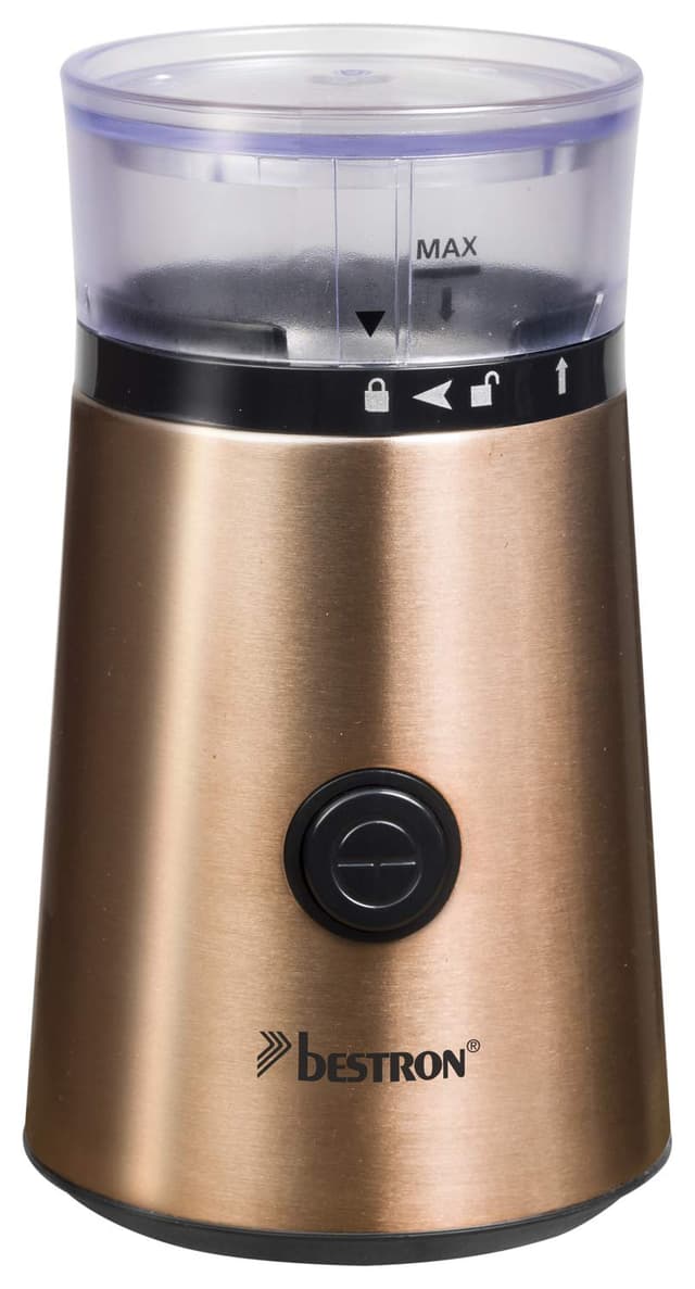 Bestron Elektrische Kaffeemühle in Kupfer-Optik 🌟