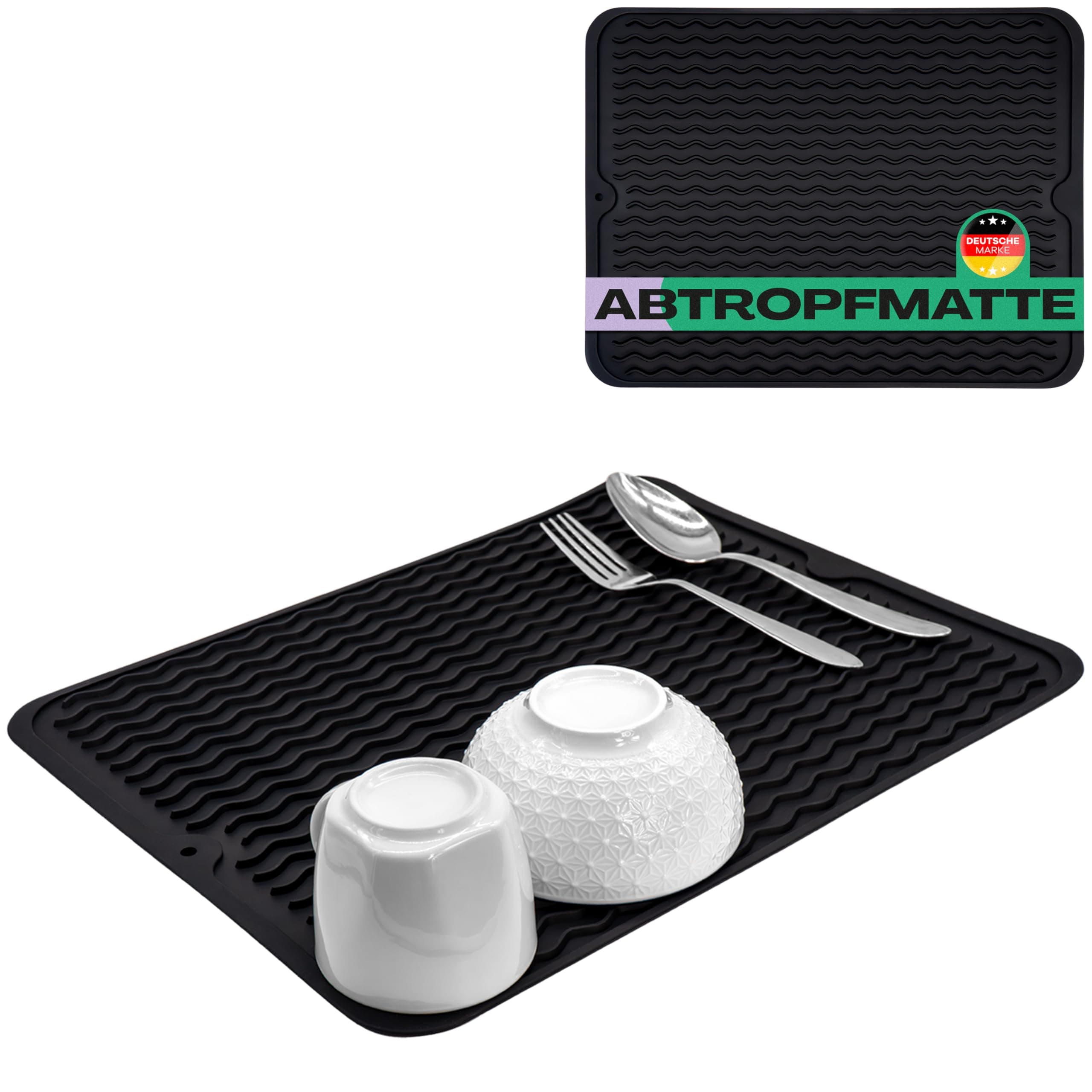 Netrox - Silikon Abtropfmatte groß und klein 🍽️🌡️