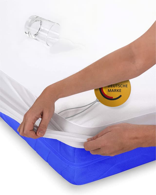 TEXMAXX® Matratzenschoner 90 x 200 cm 😴 - atmungsaktiv/wasserdichte Matratzenauflage 🌊