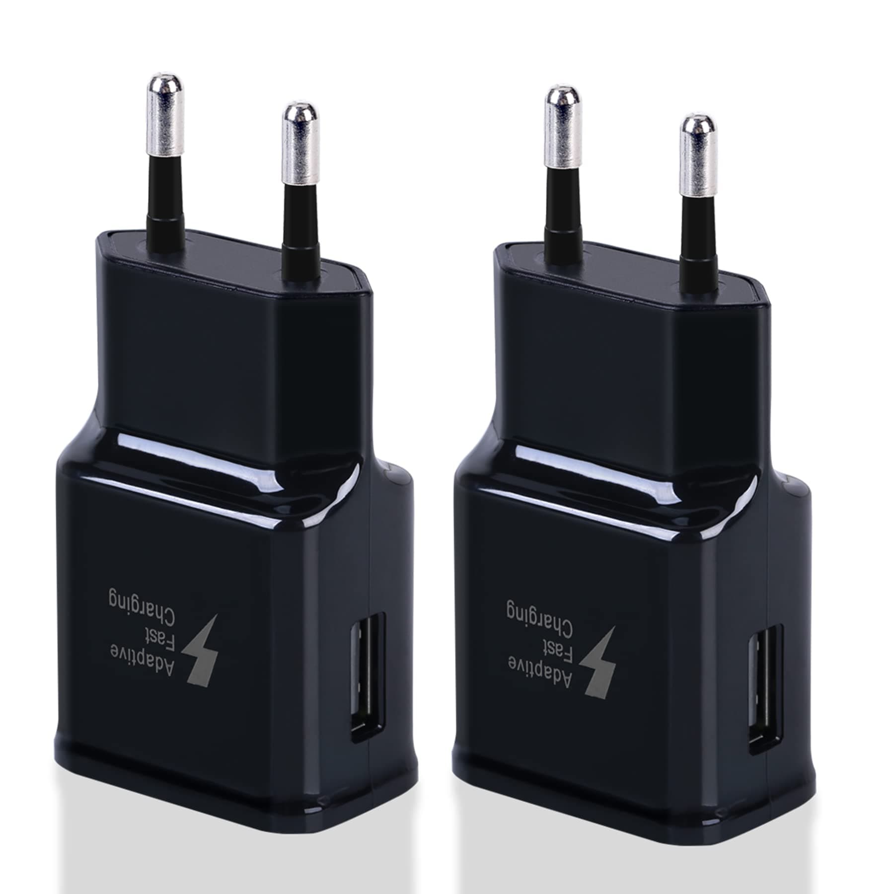 🔋🔌 2er Pack USB Ladegerät Stecker - Schnellladegerät für Samsung Galaxy und andere Smartphones