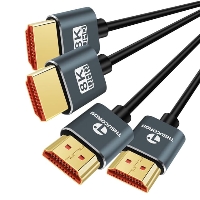 Thsucords Ultradünne 8K 4K HDMI Kabel 2M 2 Stück 🎮📺