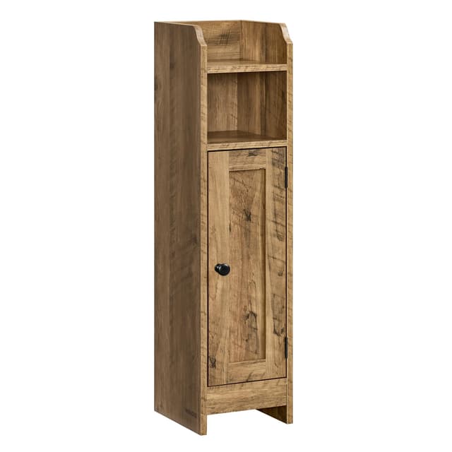 VASAGLE Badezimmerschrank klein, Badschrank schmal - Perfekt für enge Räume! 🚪🌿