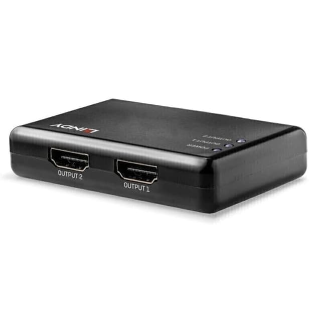 🔌🖥️ Lindy Splitter HDMI 2 Port HDMI 10.2G, kompakt - Angebot!