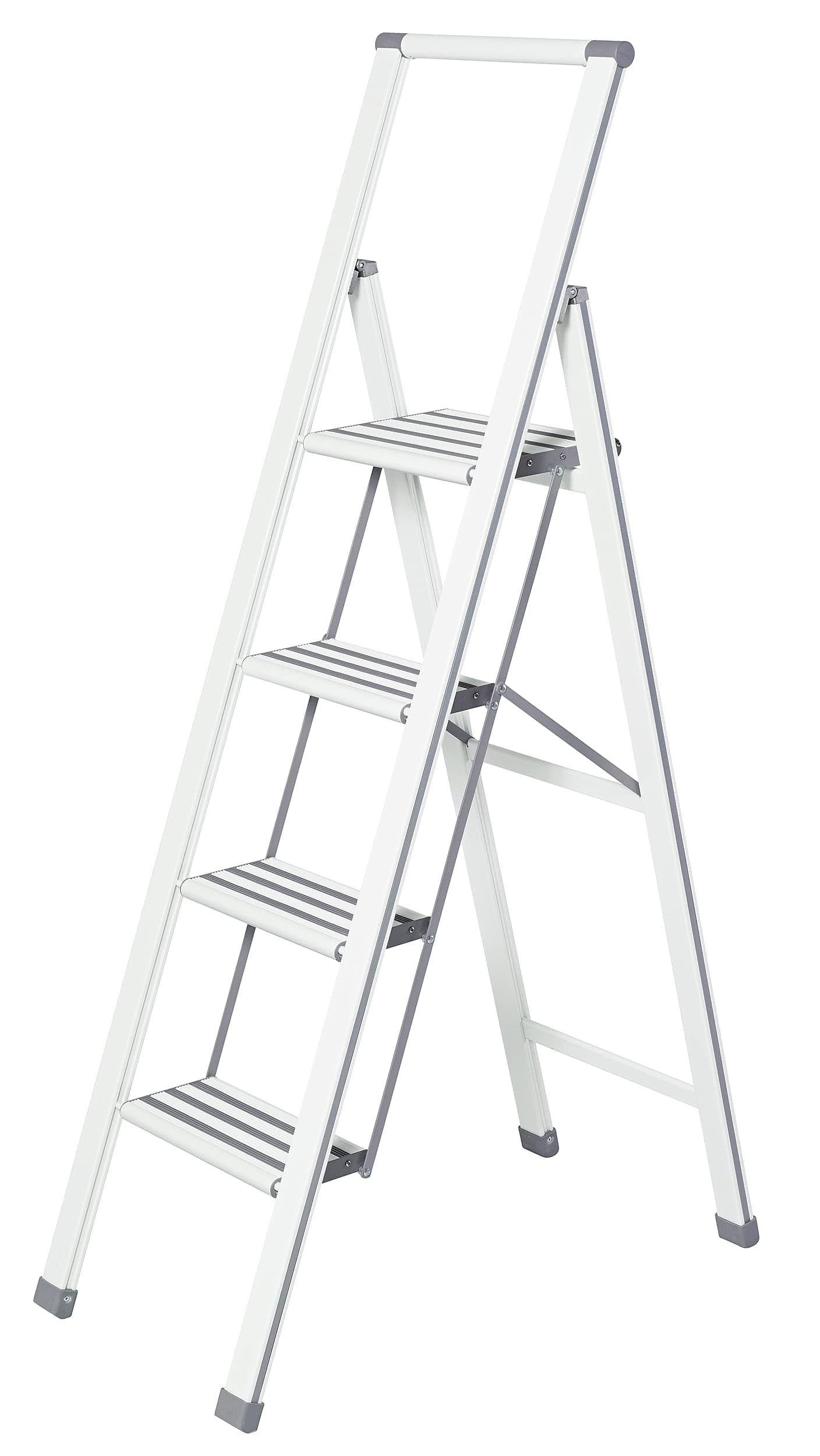 🌟 Super Deal! WENKO Leichte Aluminium Trittleiter mit 4 Stufen 🌟
