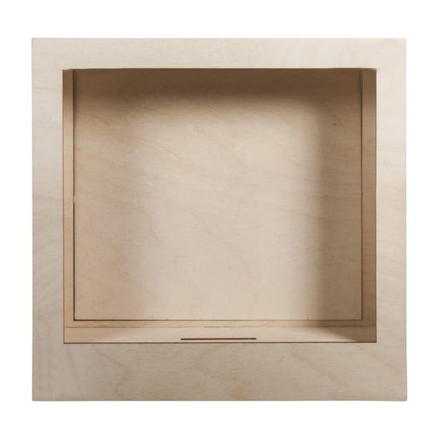 🎨 Rayher Hobby 62854505 Holzbausatz 3D-Motivrahmen