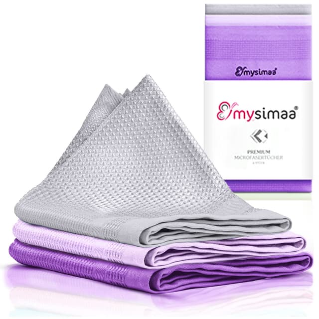 mysimaa® Premium Mikrofaser-Reinigungstücher 🌟 Professionelle Reinigung für streifenfreien Glanz