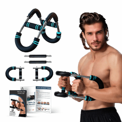 🔝🏋️‍♂️ TOPTOPER Twister Armtrainer 2025 - Neue Brust Trainer für Unterarme in BLAU