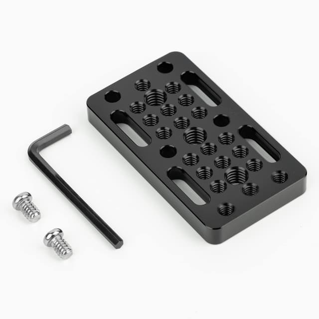 📷🔧 SMALLRIG Cheese Platte Wechselplatte Kamera Easy Plate für Railblocks, Dovetails und Short Rods - Längere Version - 1598
