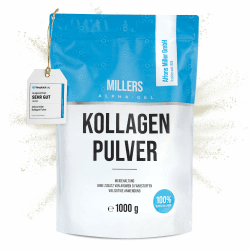 🌟 Premium 100% reines Kollagen Pulver - Collagen Protein - Millers Alpha-Gel 1000g 🌟