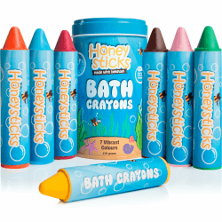 Honeysticks Badestifte für Kleinkinder & Kinder 🛁🎨 - Handgefertigt aus natürlichem Bienenwachs