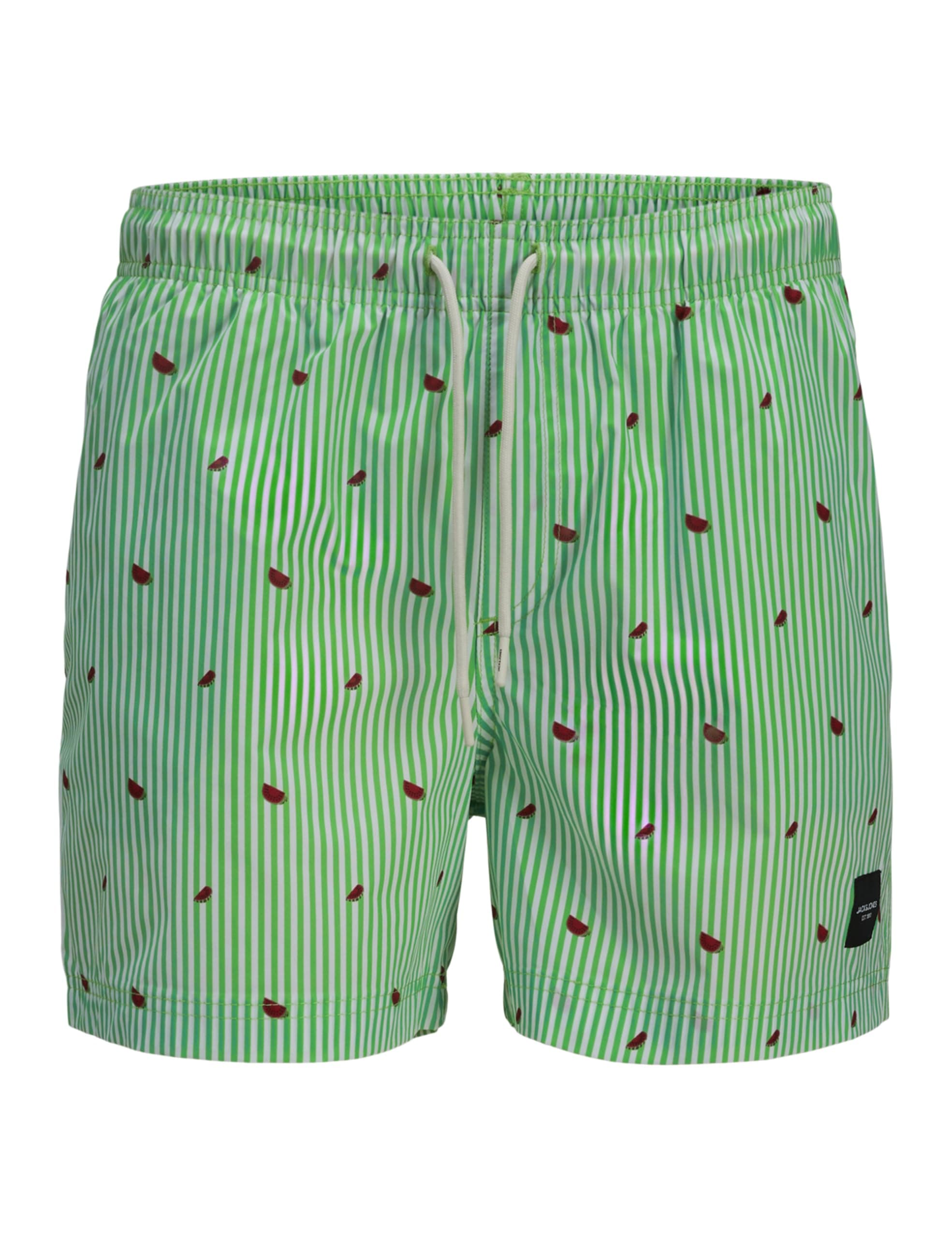 🌞 Sommer Sale: JACK & JONES Herren Jpstmaui Jjswim Mini Stripe AKM Sn S Summer Green