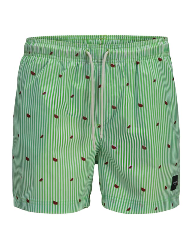 🌞 Sommer Sale: JACK & JONES Herren Jpstmaui Jjswim Mini Stripe AKM Sn S Summer Green