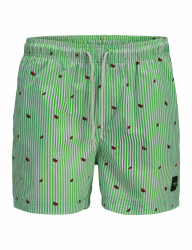 🌞 Sommer Sale: JACK & JONES Herren Jpstmaui Jjswim Mini Stripe AKM Sn S Summer Green