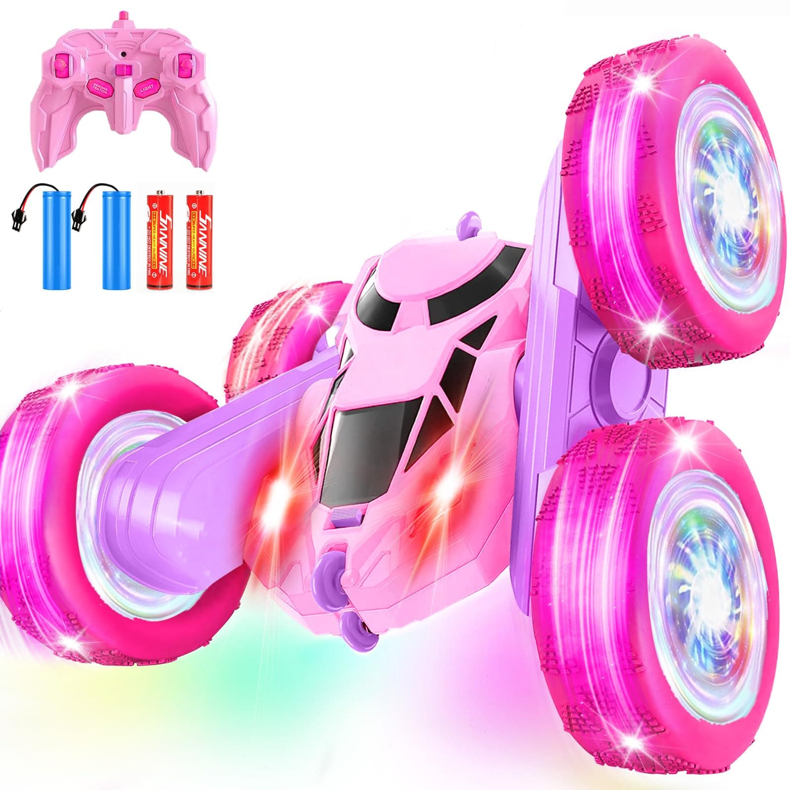 🚗 Ferngesteuertes RC Stunt Auto 360° drehbarer Crawler 🎁