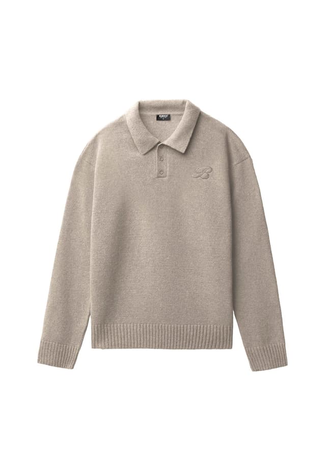 Burocs Wool Polo Sweater - Green - Herren Pullover - 80% Wolle - Regular Fit 🧶👕