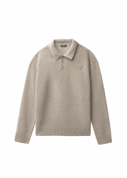 Burocs Wool Polo Sweater - Green - Herren Pullover - 80% Wolle - Regular Fit 🧶👕