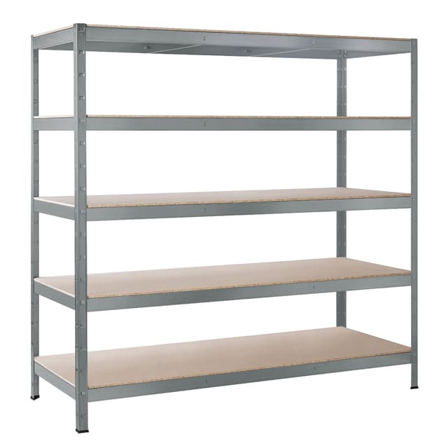 🔨🔩📦 SCHULTE Regalwelt Schwerlastregal mit 5 Ebenen, 180x160x60 cm (HxBxT) 🔨🔩📦