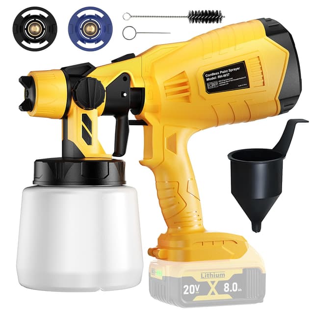 Kabellose Akku Farbsprühsystem für Dewalt 20V Akku (ohne Akku) für Zäune und Terrassendielen 🎨