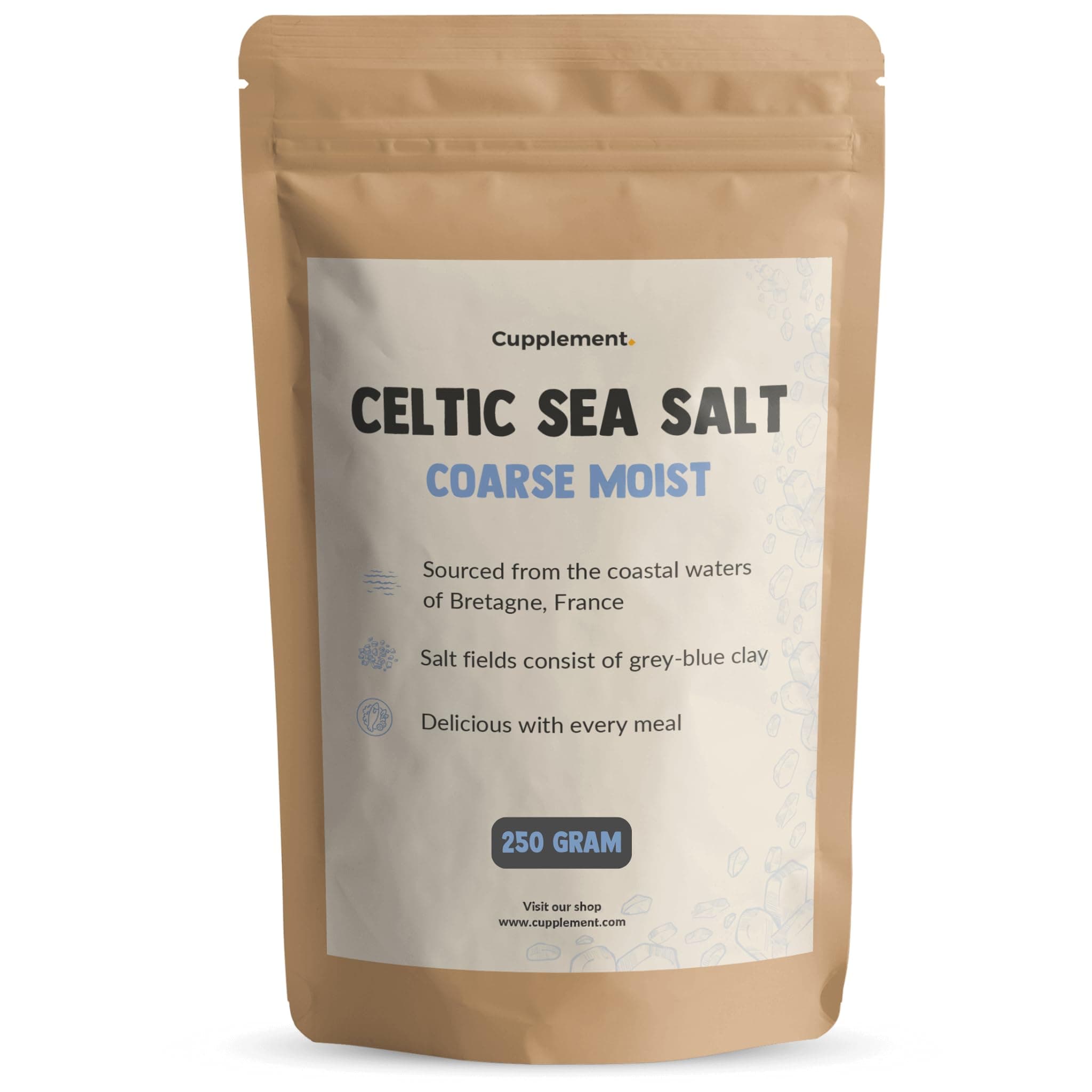 Angebot: Cupplement Keltisches Meersalz 250 GR Grobes Salz - Celtic Sea Salt