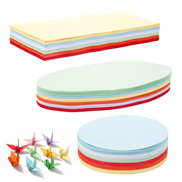 🔥 756 Stück Moderationskarten Set - Oval, Rund & Rechteckig 🌈 Lehrerbedarf für Büro & Schule