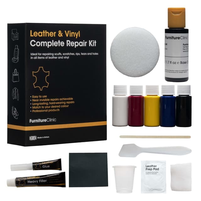 🔥 Komplettes Leder-Reparatur-Set - 12 Farben - Beige 🔥