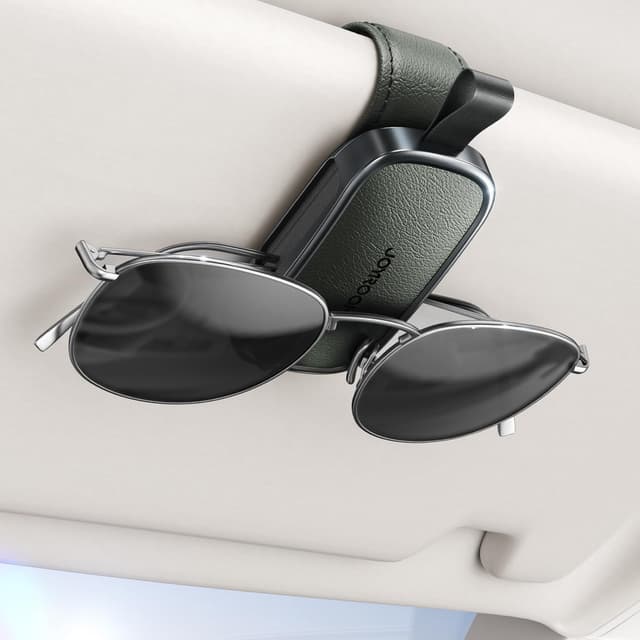 JOYROOM Brillenhalter für Auto Sonnenblende - 2025 Upgrade Magnetischer Sonnenbrillenhalter 🚗🧲🛡