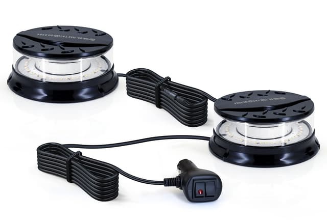 Dinfu Rundumleuchte LED 12V Gelb 🚨🚛💡