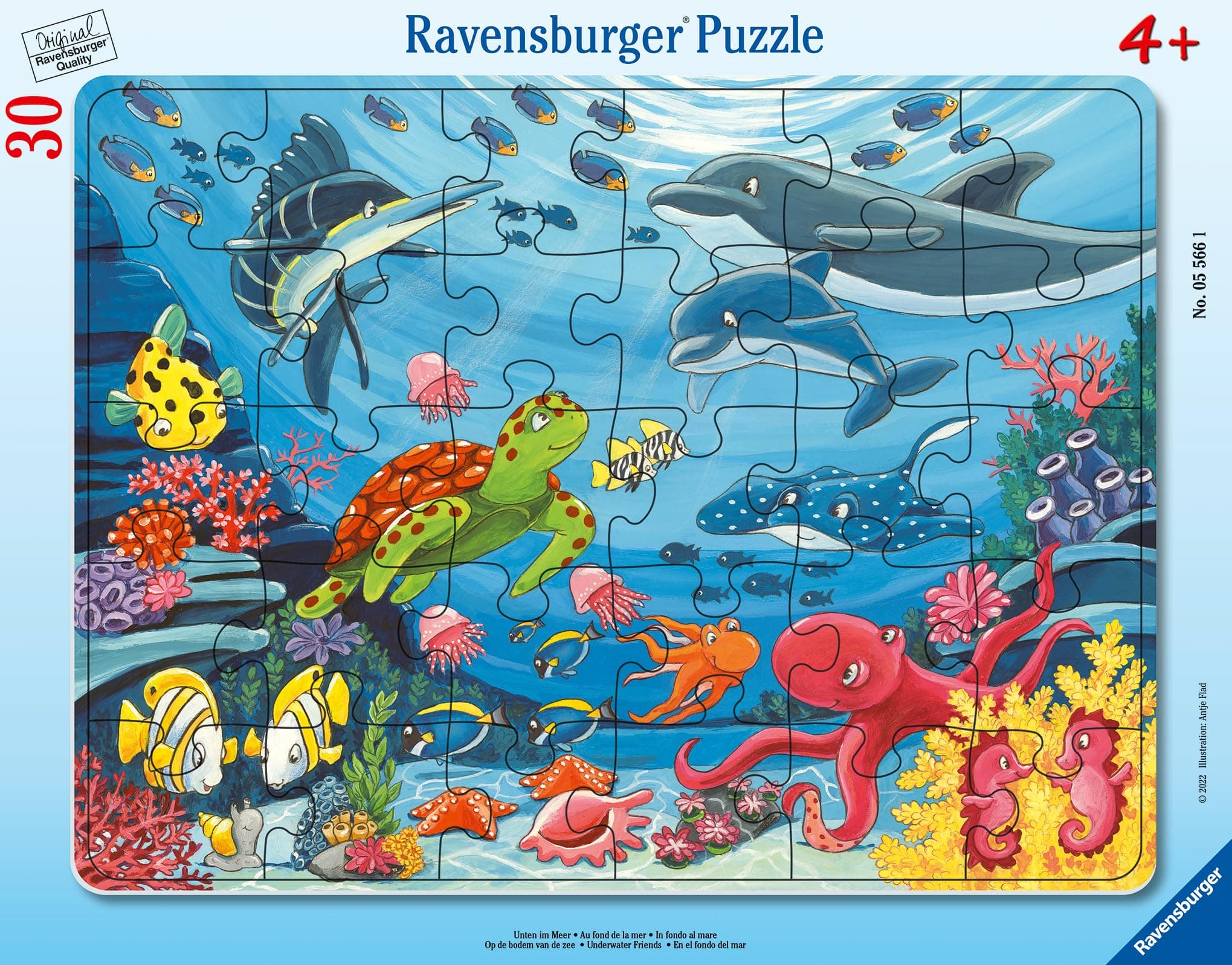 Ravensburger Kinderpuzzle - Unten im Meer 🧩🌊
