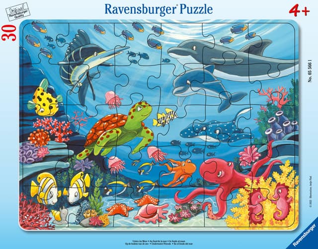 Ravensburger Kinderpuzzle - Unten im Meer 🧩🌊