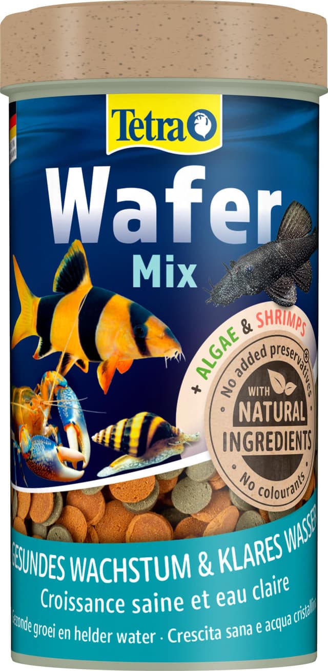 🐟🦐 Tetra Wafer Mix - Fischfutter für alle Bodenfische und Krebse 🌿🌊