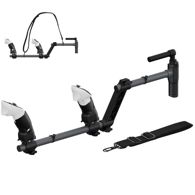 🔫 Magnetic VR Gun Stock für Quest 3/3S - Leichtgewichtig & Schnell Abnehmbar