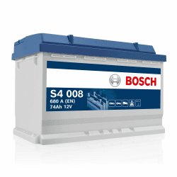 🔋🚗 Bosch S4 008 Autobatterie 74 Ah - 680 A - 12 V - Blei-Säure-Batterie