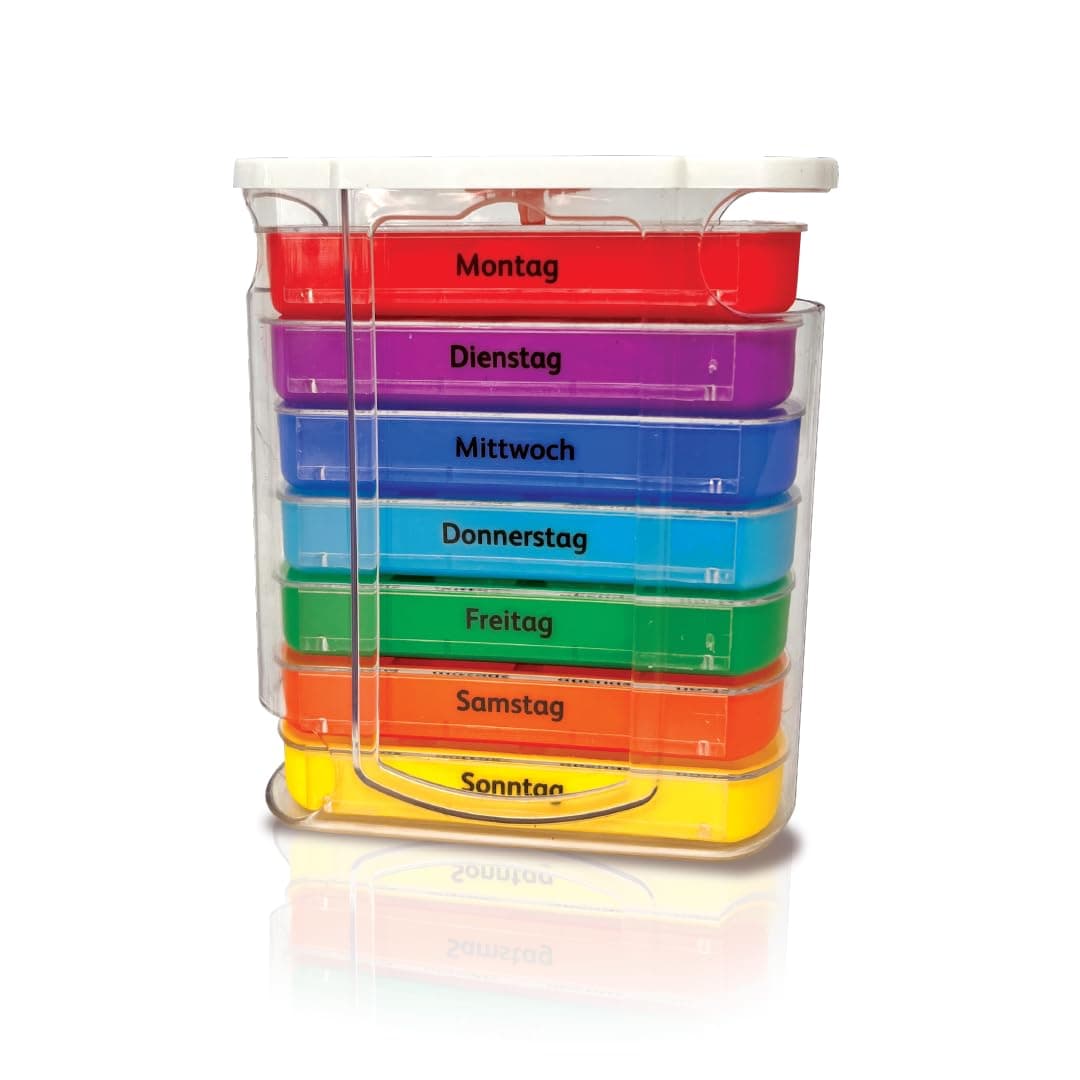 IEA Medical Tablettenbox 7 Tage 💊🕒 | Medikamentenbox | Pillendose transparent