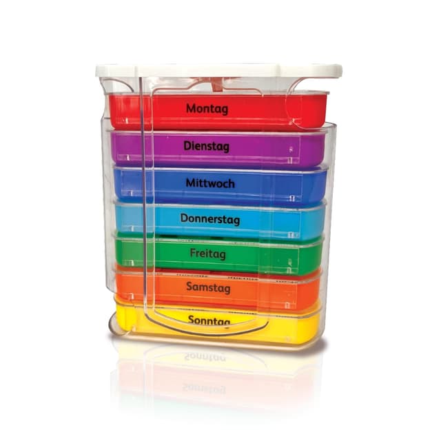 IEA Medical Tablettenbox 7 Tage 💊🕒 | Medikamentenbox | Pillendose transparent