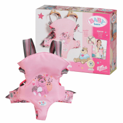 BABY born Babytrage in rosa und grau für 36 und 43 cm Puppen