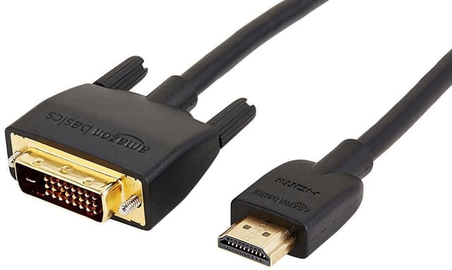 🔌 Amazon Basics HDMI-A-auf-DVI-Adapterkabel 0.9m Schwarz 1er-Pack 📺