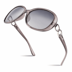 SUNIER Sonnenbrille Damen Polarisiert Groß Übergroße Elegant 😎