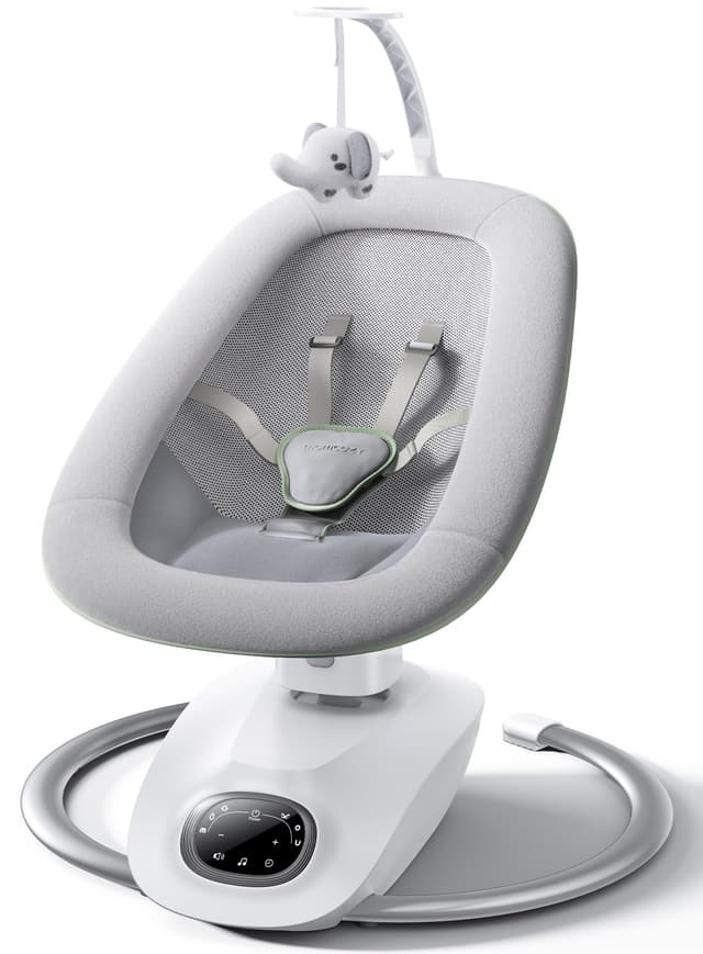 Momcozy CocoSway Elektrische Babyschaukel für Neugeborene und Kleinkinder 🌟