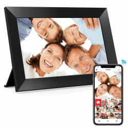📸 Frameo 10,1 Zoll WiFi Digitaler Bilderrahmen mit HD IPS Touchscreen Angebot bei HelloDeals