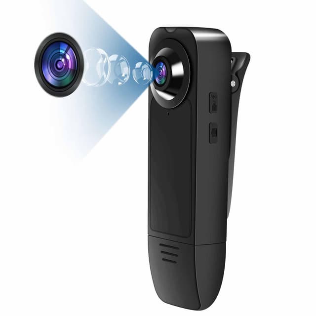 📷 Baobylon Kleine Kamera ohne WLAN, HD 1080P Body Cam mit 32G Speicherkarte 🌙