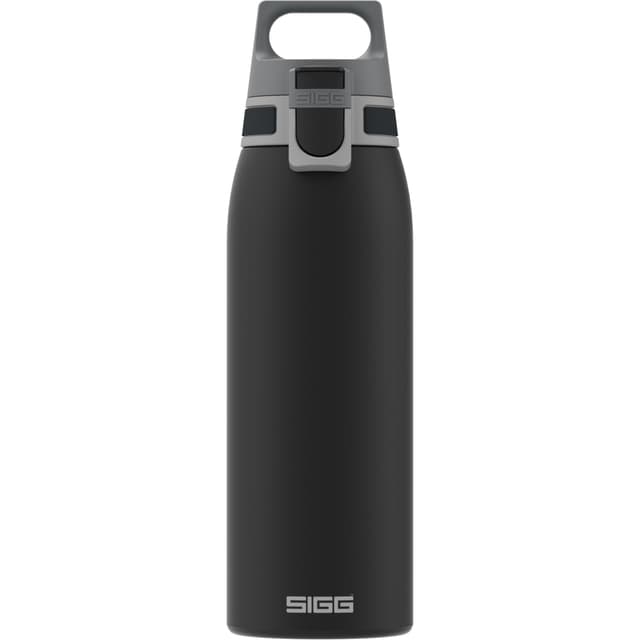 SIGG Edelstahl Trinkflasche - Shield ONE Schwarz 1L 🌟🌿
