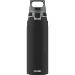 SIGG Edelstahl Trinkflasche - Shield ONE Schwarz 1L 🌟🌿 Angebot bei HelloDeals