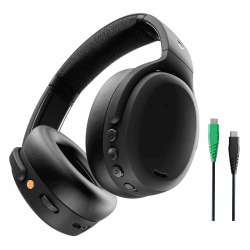 🎧 Schurcandy Crusher ANC 2 Over-Ear Kopfhörer mit Noise Cancelling & Skull-iQ - Schwarz